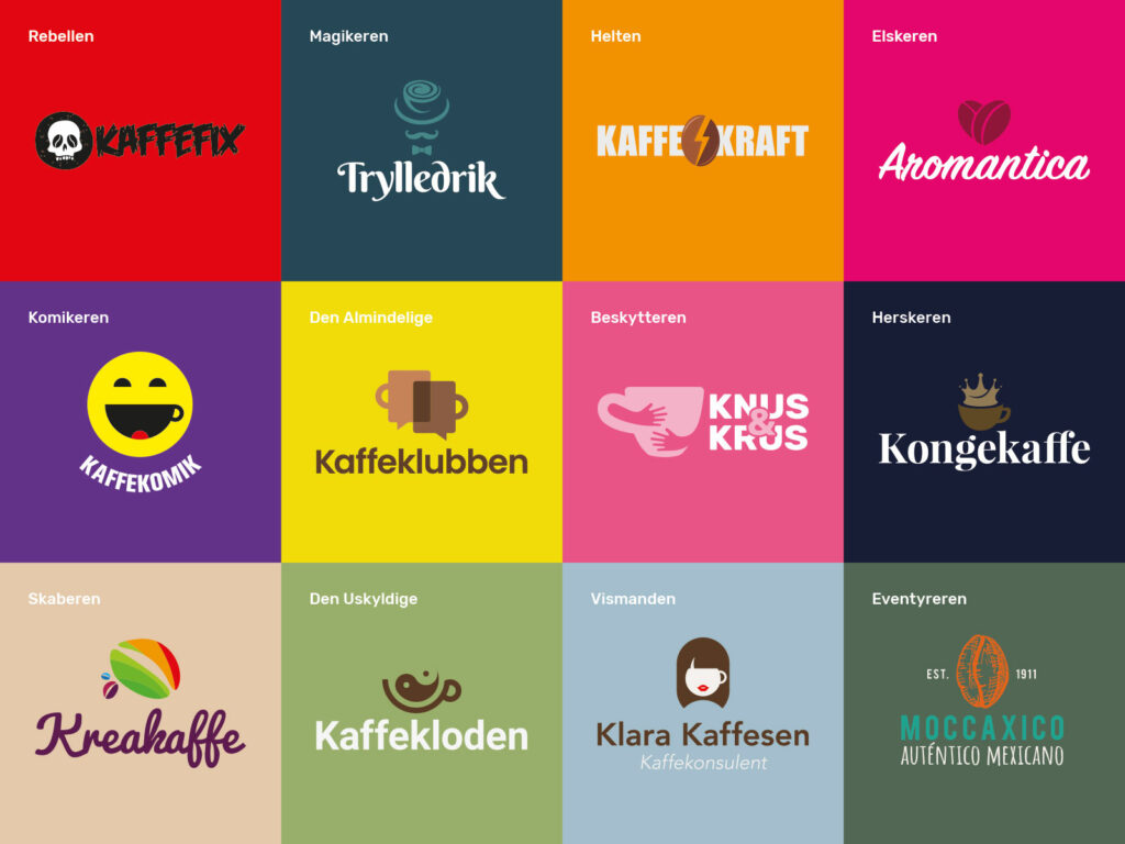 12 kaffe brandarketyper