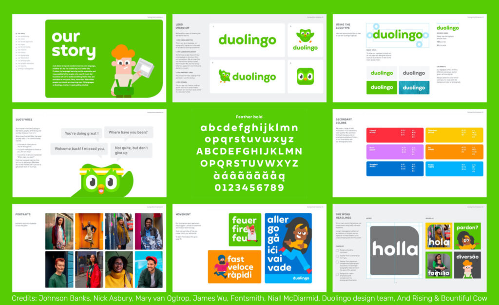 Visuel Identitet for Duolingo